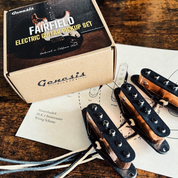 Genesis Fairfield Pickup Set - Precision "Black One" Stratocaster® Reproduction - Image 3