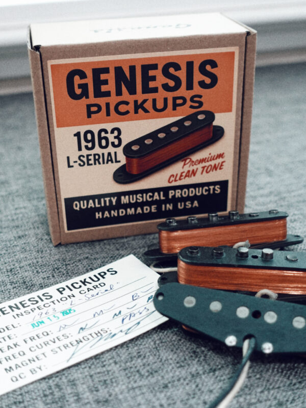 Genesis Pickups "1963 L-Serial" Restoration Grade Pre-CBS Stratocaster® Pickup Set - Image 3
